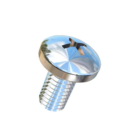 Allied Titanium #10-32 x 3/8 in Phillips Pan Machine Screw, Plain Titanium 0001539